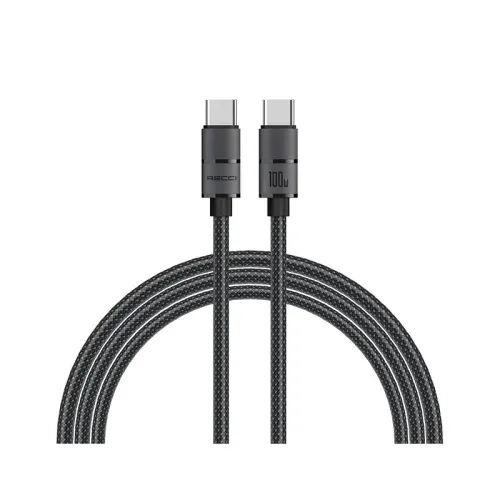 Recci RS08CC 1.2M 100W Type-C Fast Charging Cable