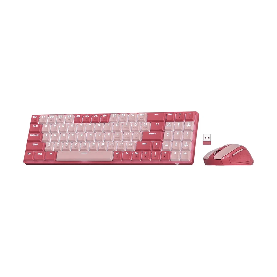 Redragon BS8772 RP Wireless Bean Mechanical Gaming Keyboard & Mouse Combo