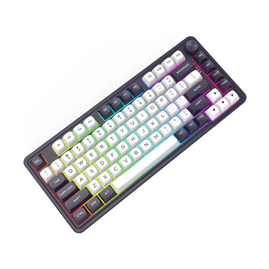 Redragon K715 FINKE QMK Hot Swap (Dragon Chant Switch) & White Gasket Mounted Mechanical Gaming Keyboard product view