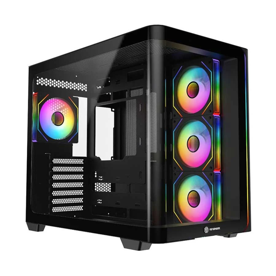 Revenger Air Tank BTF Mesh Full Tower ATX Gaming Desktop Case with 4 ARGB Fan