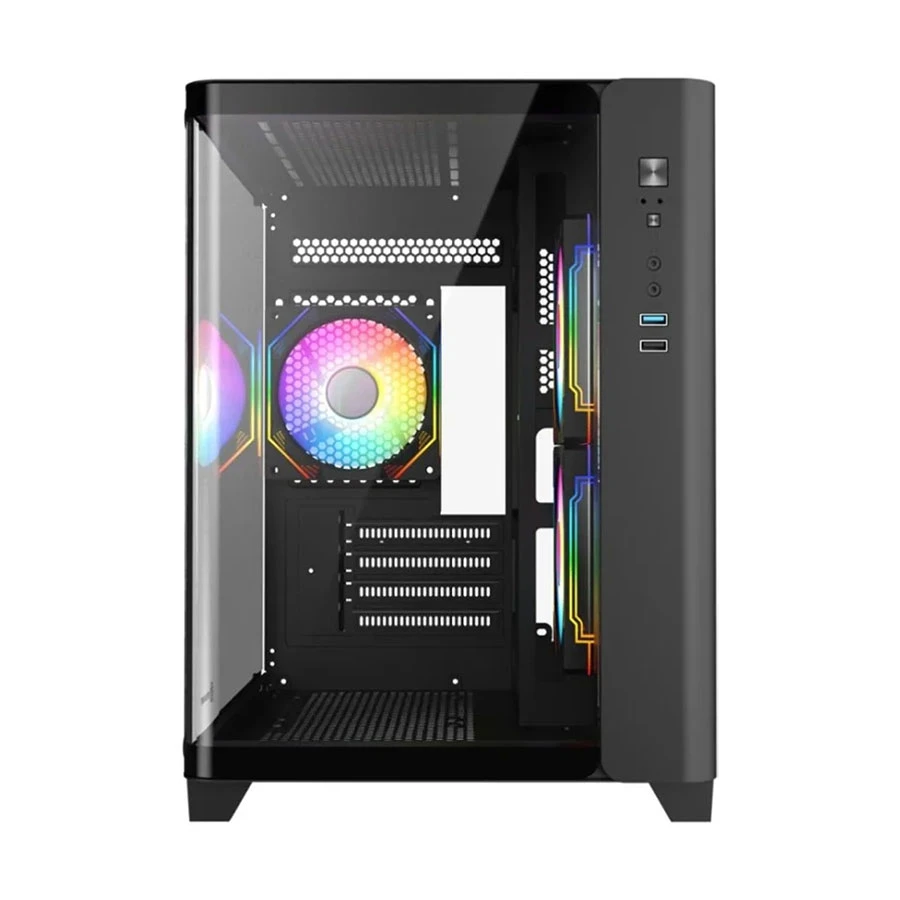 Revenger Air Tank Mini Mid Tower (Tempered Glass Window) Micro-ATX Gaming Desktop Case
