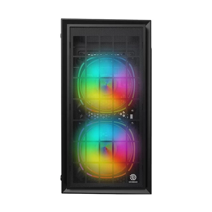 Revenger FIRE Mesh RGB Mini Tower Micro-ATX Gaming Desktop Casing