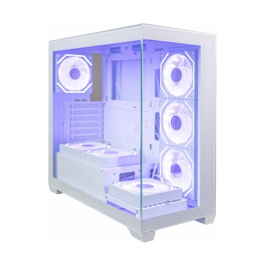 Revenger INFINITY Mesh Full Tower (Tempered Glass Window) ATX Gaming Desktop Casing with 7 ARGB Fan
