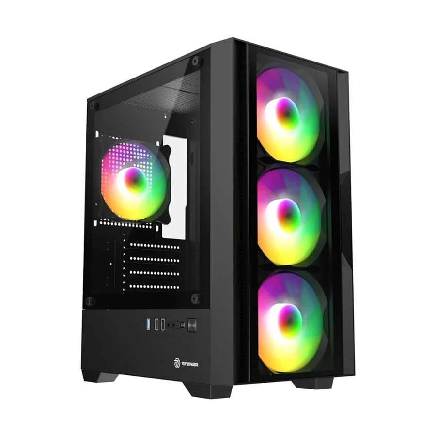 Revenger PHANTOM X Mid Tower (Tempered Glass Window) Micro-ATX Gaming Desktop Case