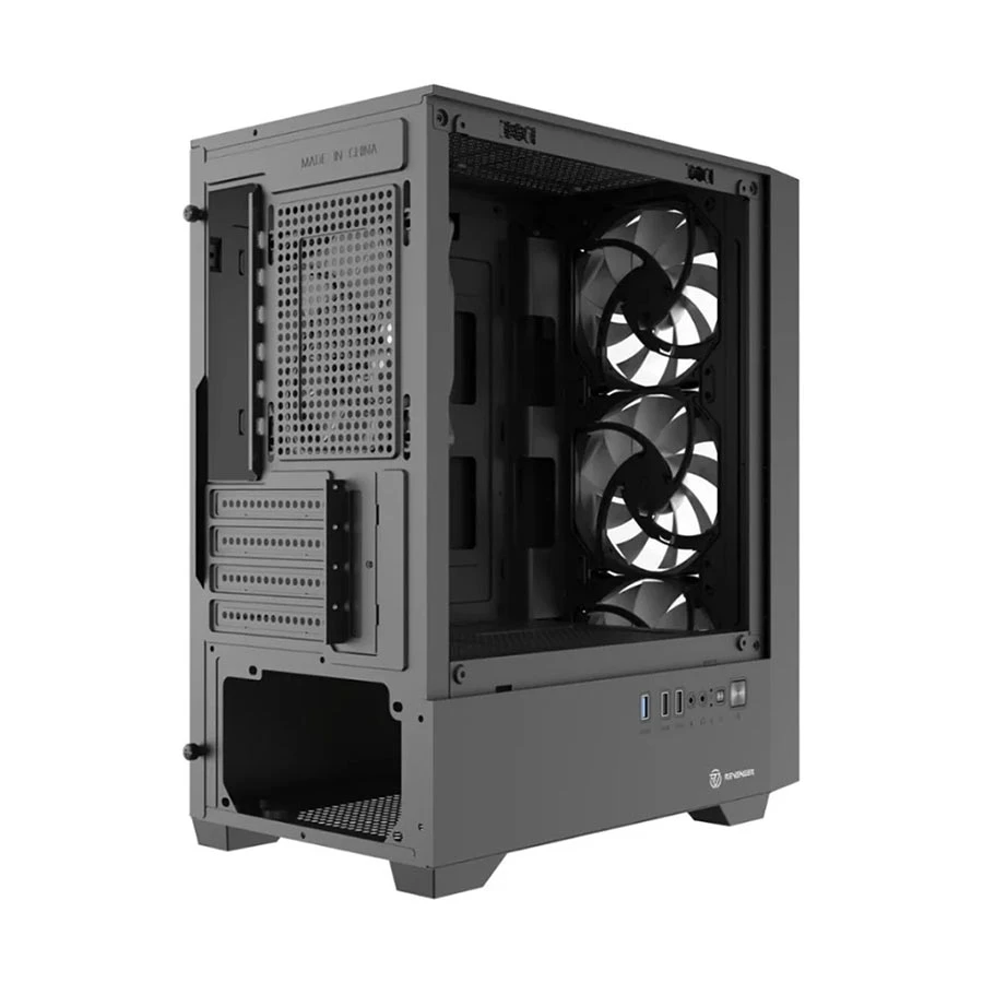 Revenger PHANTOM X Mid Tower (Tempered Glass Window) Micro-ATX Gaming Desktop Case product view