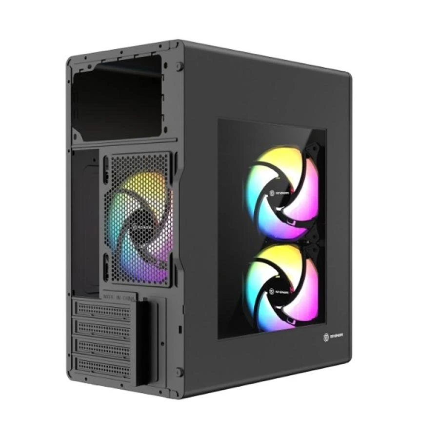 Revenger WOODPECKER ARGB Mesh Mid Tower M-ATX Gaming Desktop Case with 3 ARGB Fan product view