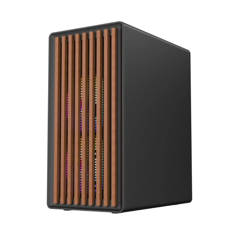 Revenger WOODPECKER ARGB Mesh Mid Tower M-ATX Gaming Desktop Case with 3 ARGB Fan product view
