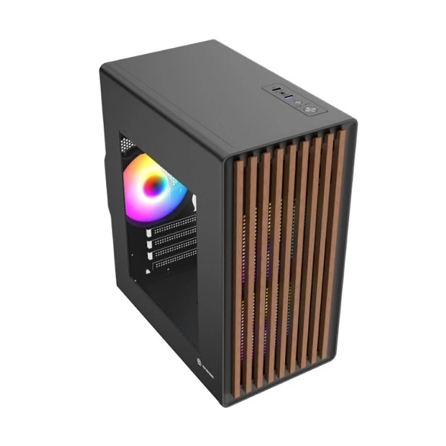 Revenger WOODPECKER ARGB Mesh Mid Tower M-ATX Gaming Desktop Case with 3 ARGB Fan product view