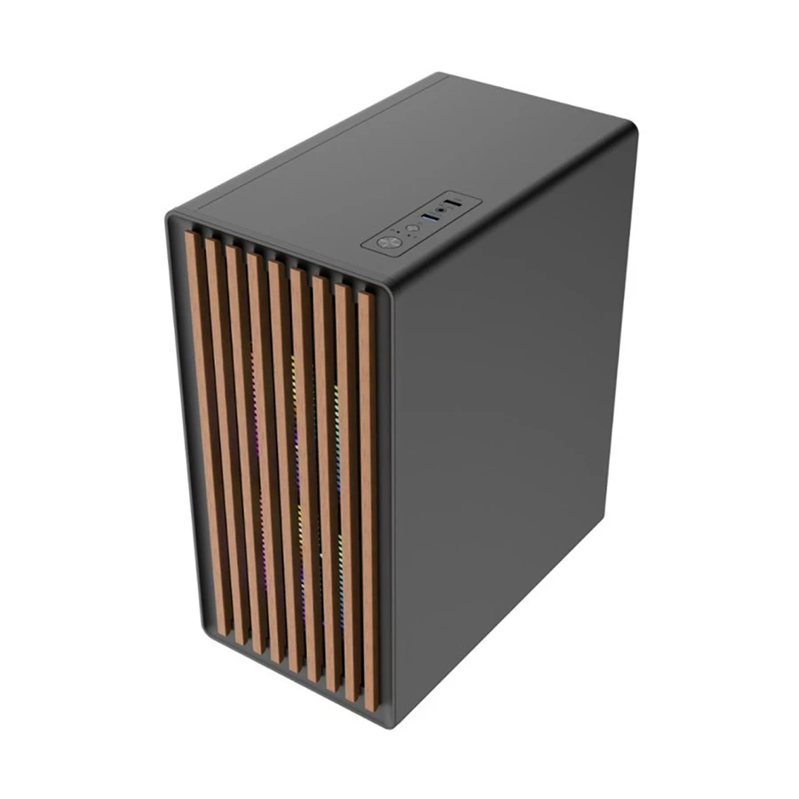 Revenger WOODPECKER ARGB Mesh Mid Tower M-ATX Gaming Desktop Case with 3 ARGB Fan product view