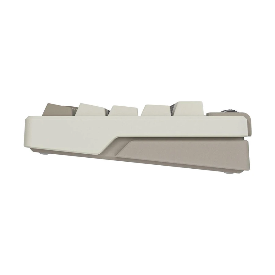Royal Kludge M70 RGB Tri Mode Hot Swap (Beige Switch) Mocha Mechanical Gaming Keyboard #RK M70 product view