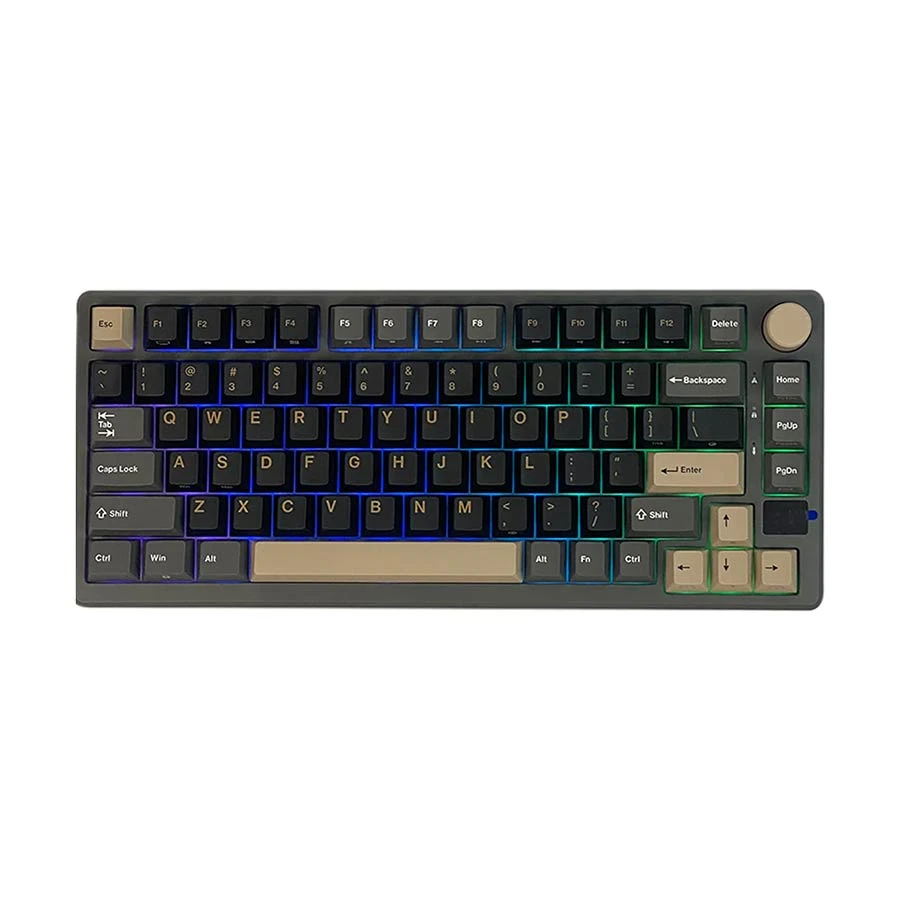 Royal Kludge RK M75 Tri Mode RGB Hot Swap ( Switch) Phantom Mechanical Gaming Keyboard