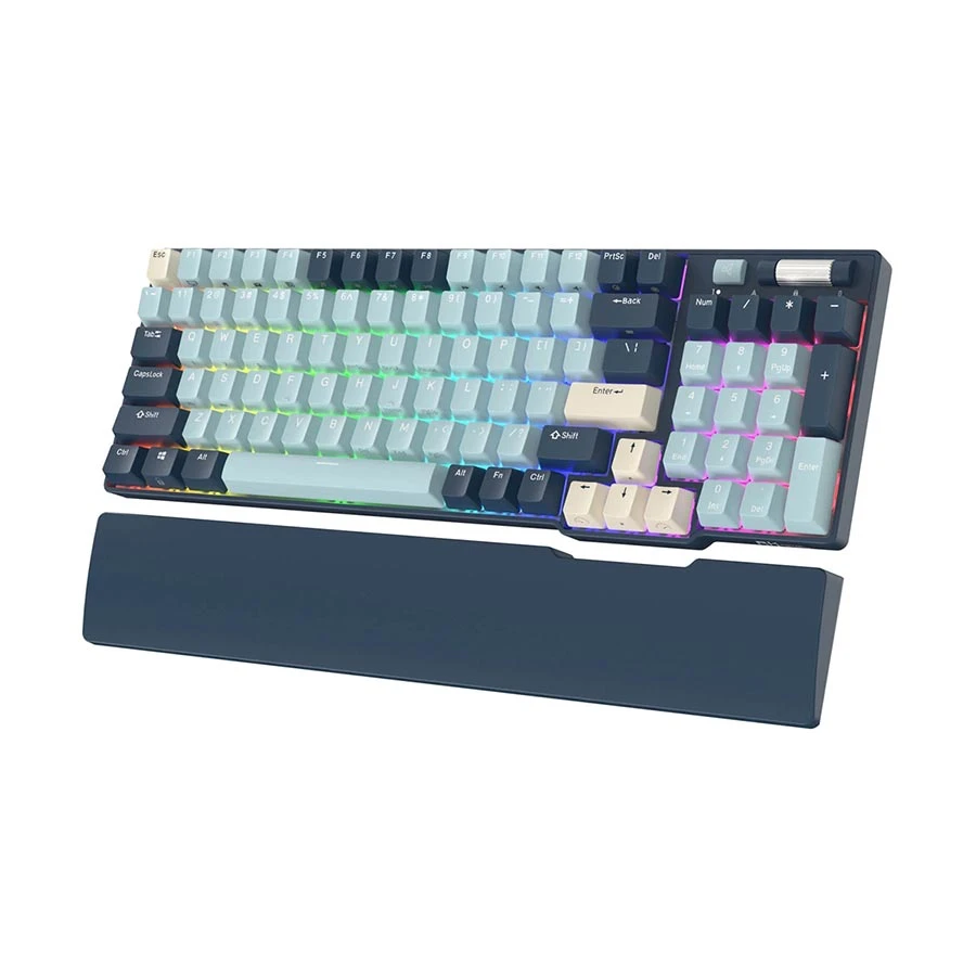 Royal Kludge RK96 Tri Mode RGB Hot Swap (Brown Switch) Forest Mechanical Gaming Keyboard