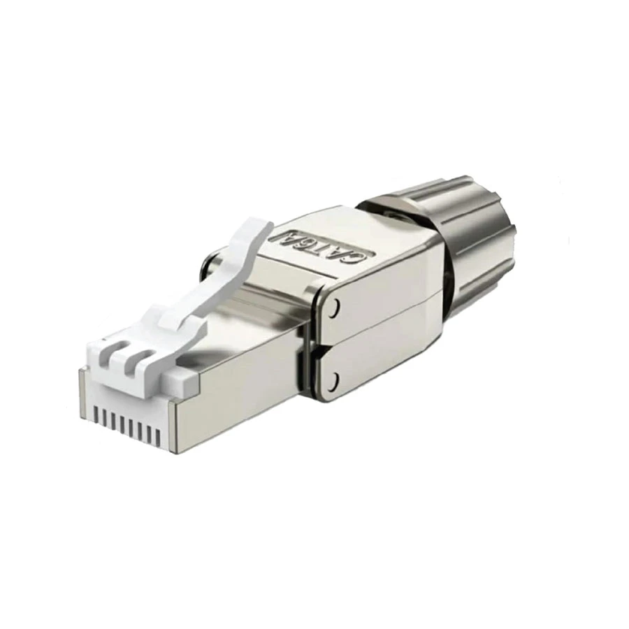 Safenet CAT-6A Shielded Toolless RJ45 Connector #46-4002WT (1 Unit)