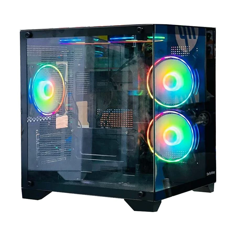 Safeway Seaview Mid Tower Micro-ATX Gaming Desktop Casing