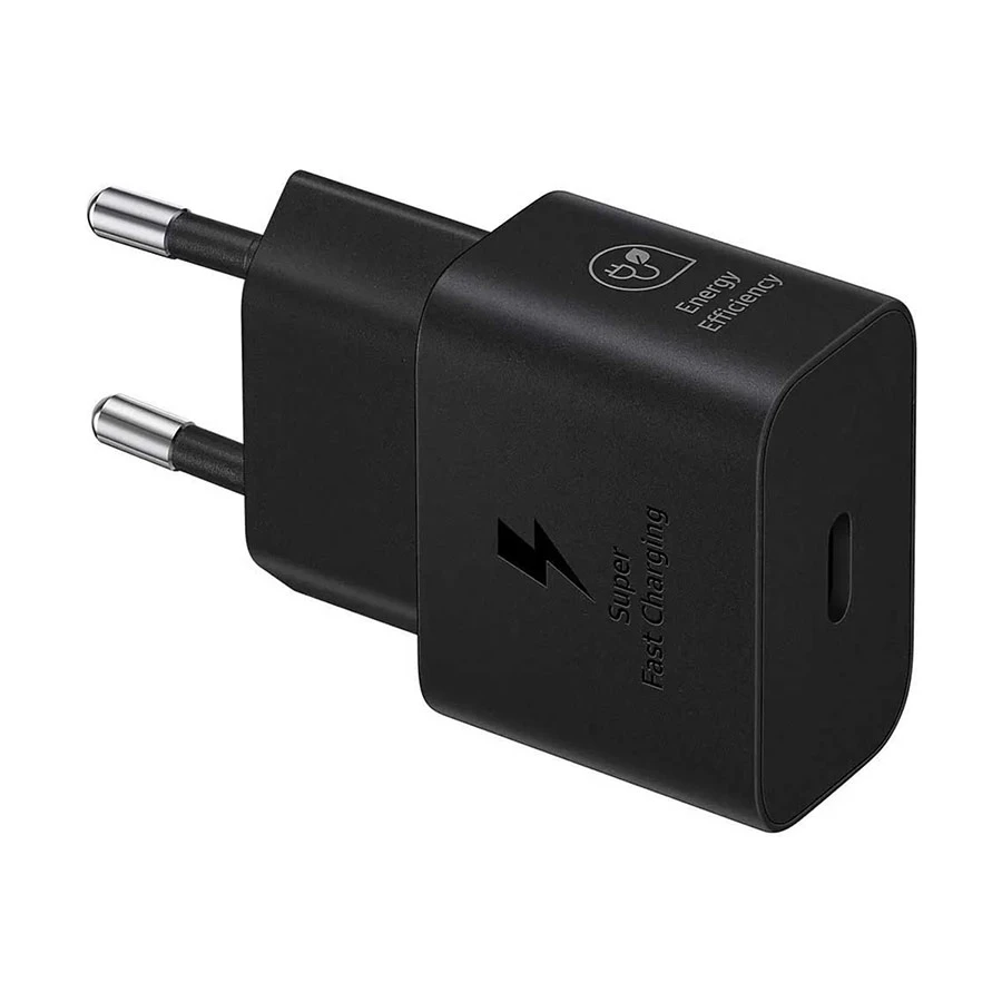 Samsung 25W PD USB-C Charger / Charging Adapter #EP-T2510NBEGWW (2 Pin, EU)