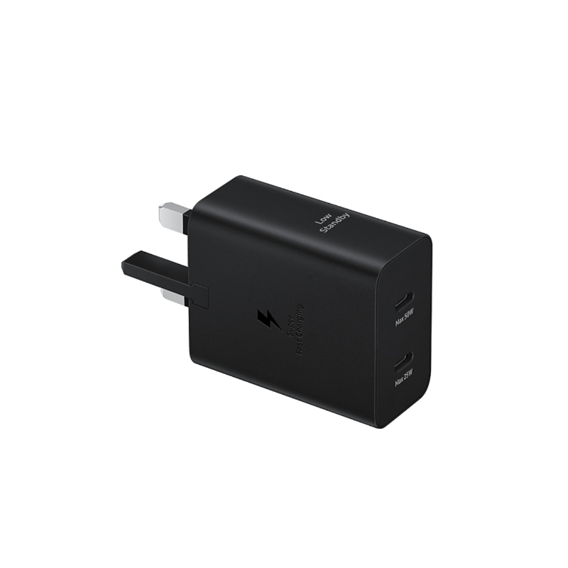 Samsung 50W Duo 5A USB-C Power Adapter with Cable - official view 3