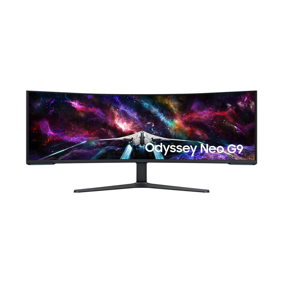 Samsung Odyssey Neo G9 57 Inch Dual 4K UHD Tri HDMI, DP, USB Curved Gaming Monitor #LS57CG950NW / LS57CG950NWXXL