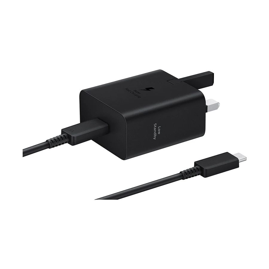 Samsung T4511 45W USB-C Charger / Charging Adapter With Cable (3 Pin, UK) #EP-T4511XBEGGB / EP-T4511XBEGAE