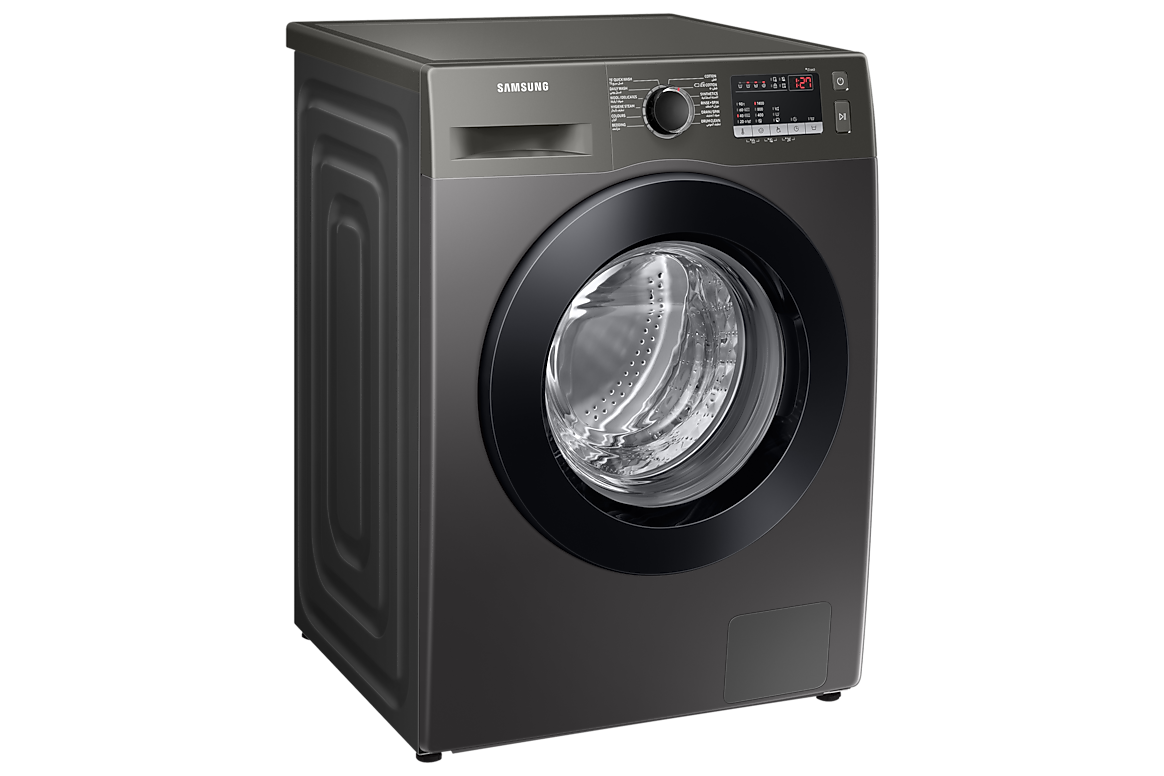 Samsung WW80T4040CX/RQ Inox, left perspective