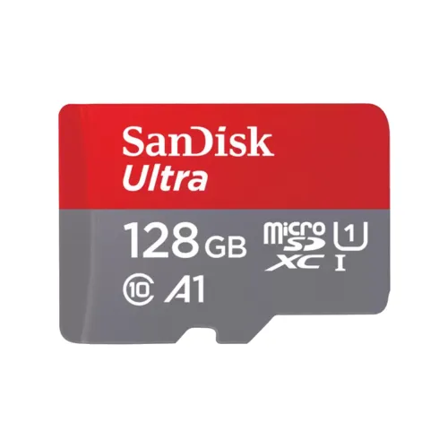 SanDisk Ultra 128GB MicroSDXC UHS-I Memory Card (SDSQUAB-128G-GN6MN)