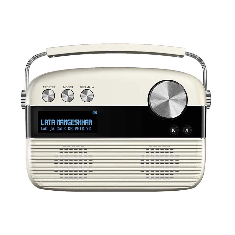 Saregama Carvaan - Hindi - (5000 Song, Radio, Bluetooth, Aux) Porcelain Portable Music Player (No Warranty)