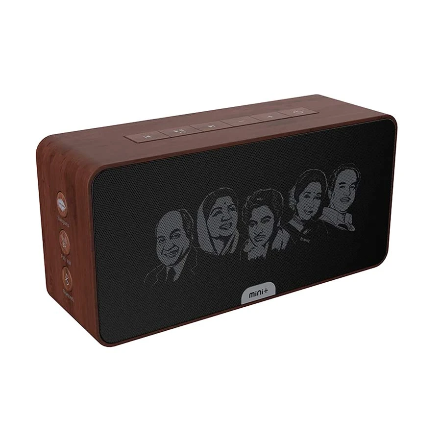 Saregama Carvaan Mini Plus - Hindi - Vintage Brown Portable Music player (No Warranty)