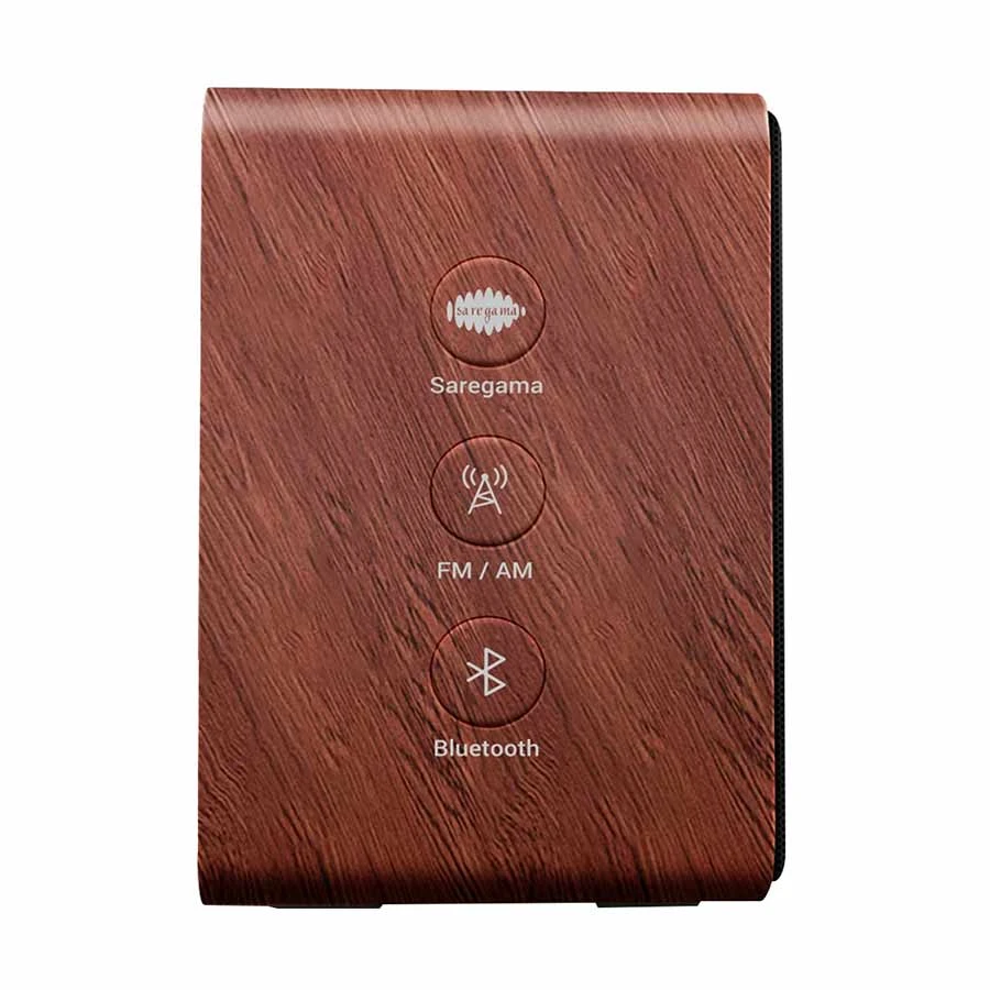 Saregama Carvaan Mini Plus - Hindi - Vintage Brown Portable Music player (No Warranty) product view