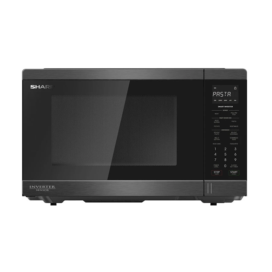 Sharp R-34SI-BS 34L Stainless Steel Solo Inverter Microwave Oven