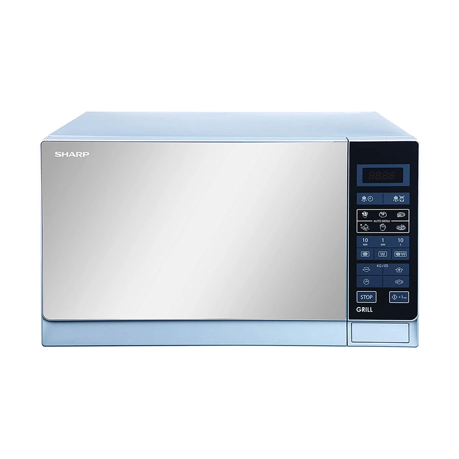 Sharp R-75MT(S) 25L & Gray Microwave Oven with Grill