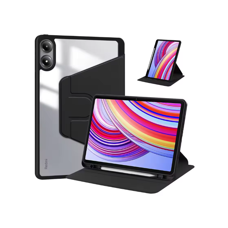 Smart Flip  360°Rotation with Pencil Holder Case For Xiaomi Tab