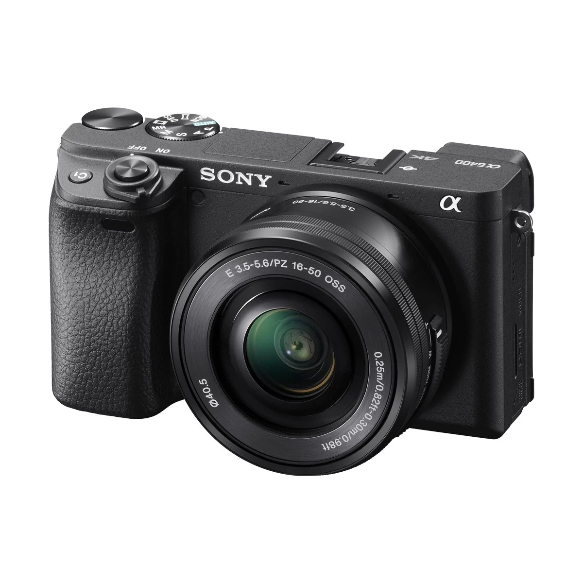 Sony Alpha A6400 Mirrorless Digital Camera Body with 16-50mm Lens (No Warranty)
