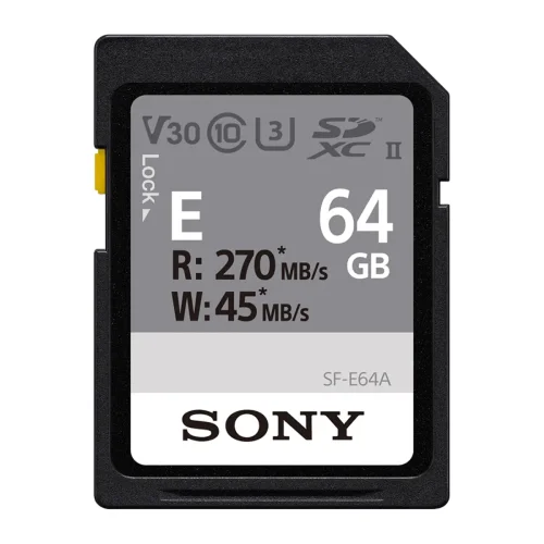Sony SF-E Series UHS-II SDXC 64GB Memory Card