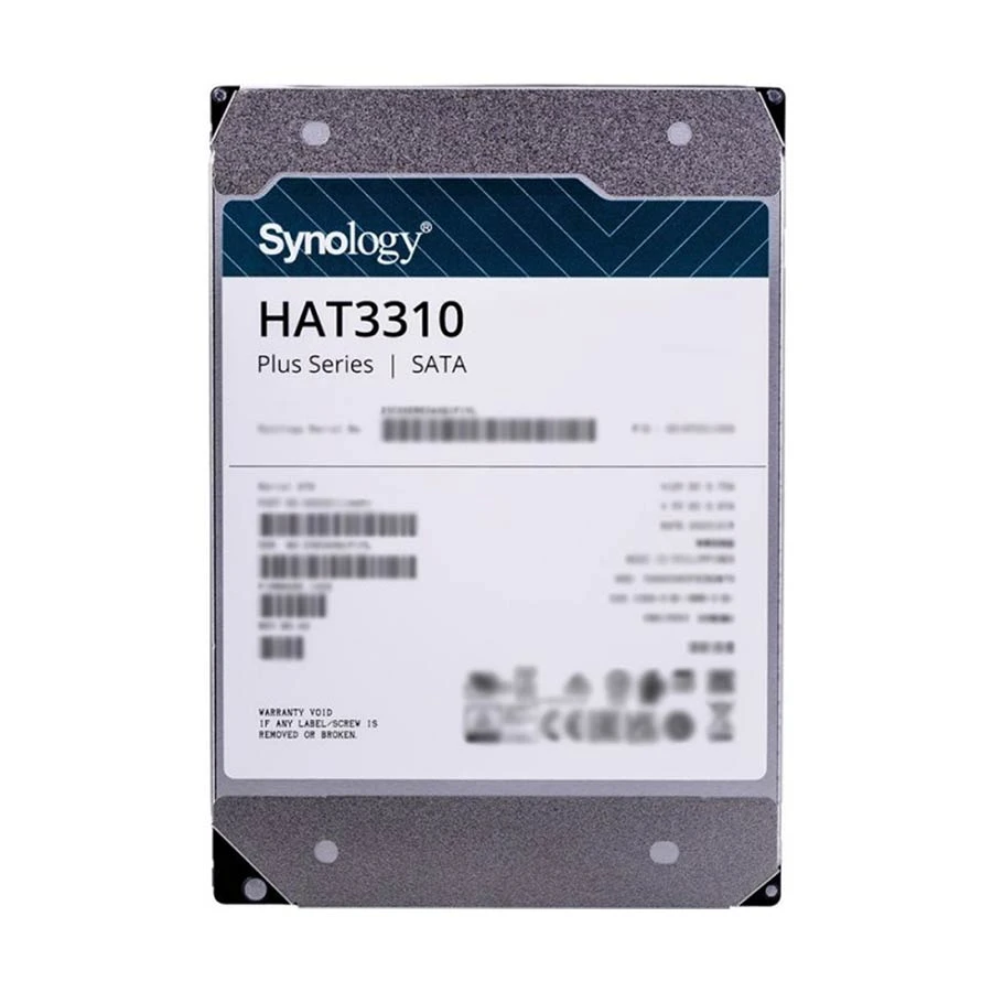 Synology HAT3310 Plus Series 8TB 7.2K RPM Internal Consumer Grade HDD #HAT3310-8T
