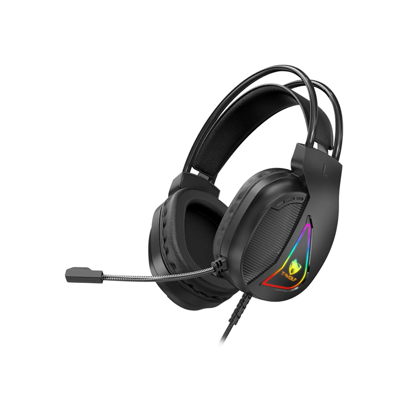 T-WOLF H160 ANC Gaming Headphones with Mic