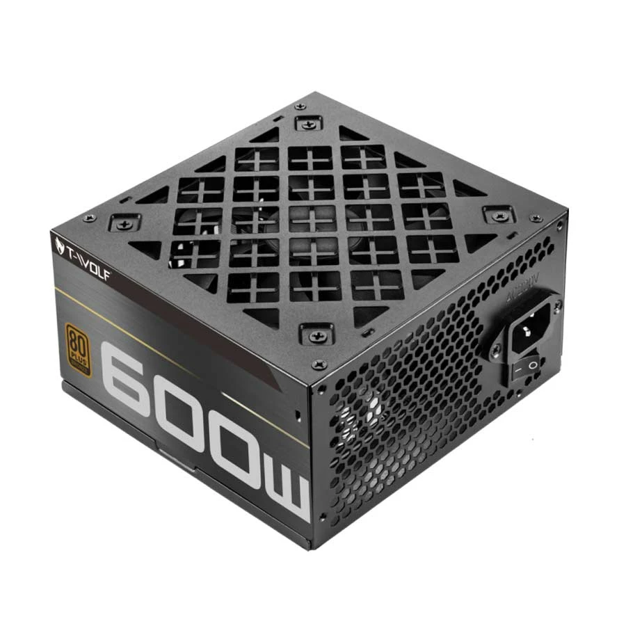 T-WOLF Krypton K600 600W 80 Plus Bronze Certified ATX Power Supply