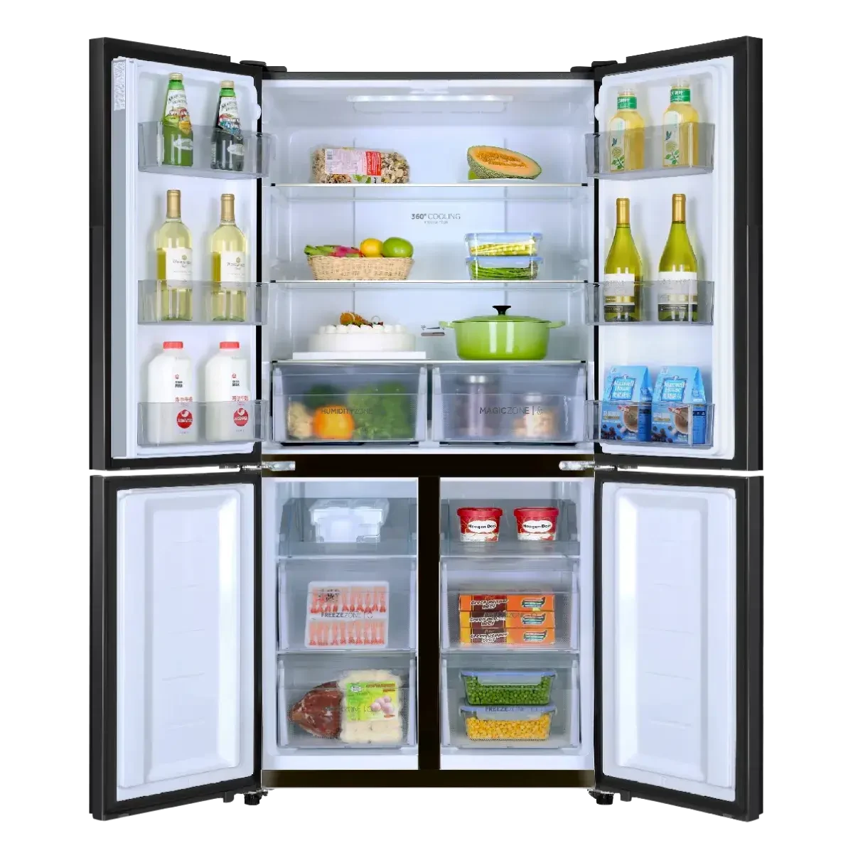 Haier HRF-578TPB Angle 2