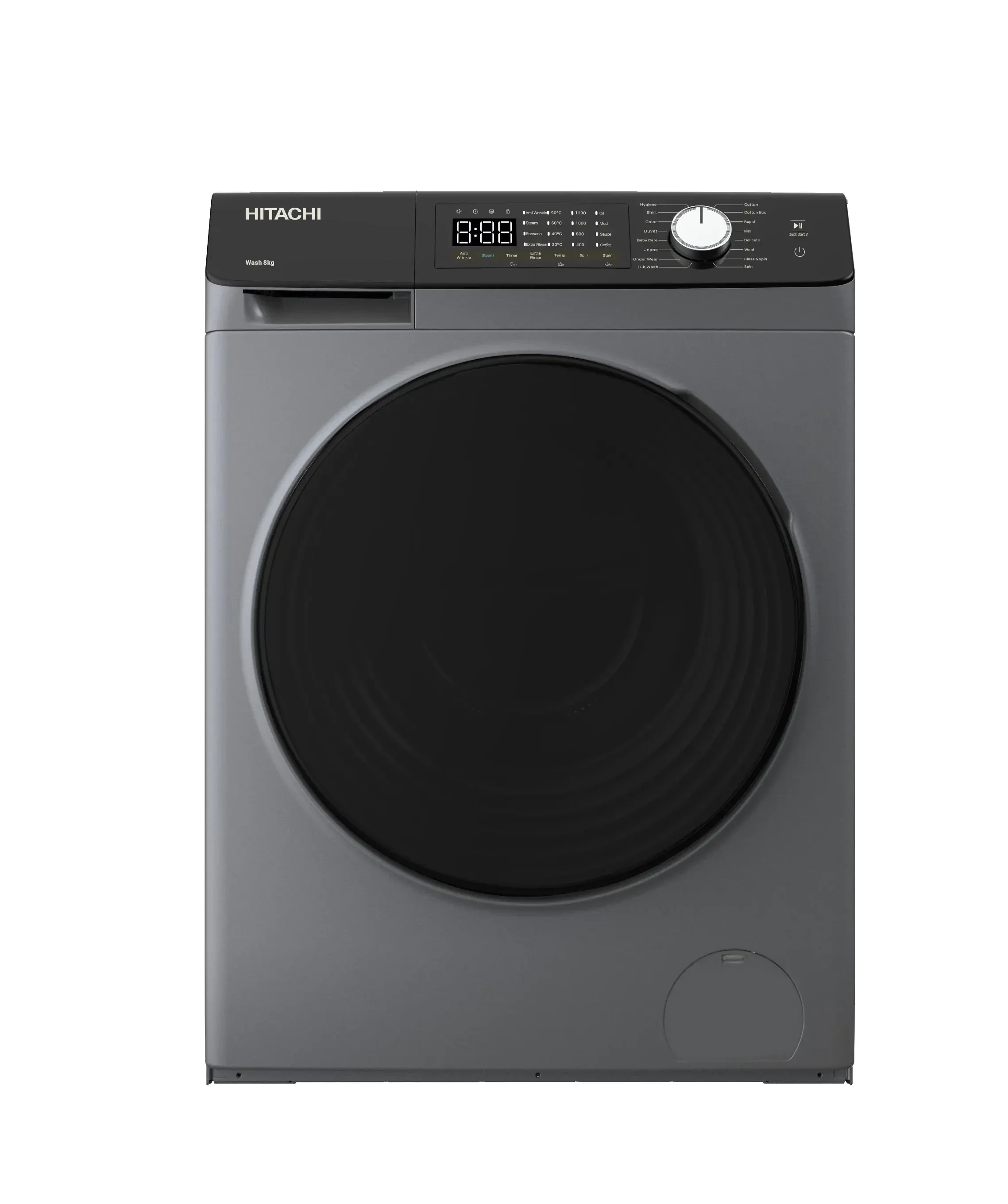 Hitachi Inverter Washing Machine Bd 802hvosw 8 Kg 2
