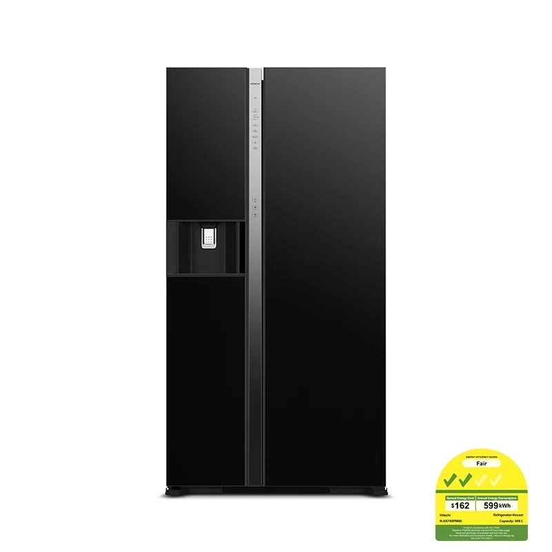 Hitachi Side By Side Refrigerator R Sx800gpbo Gbk 633 L