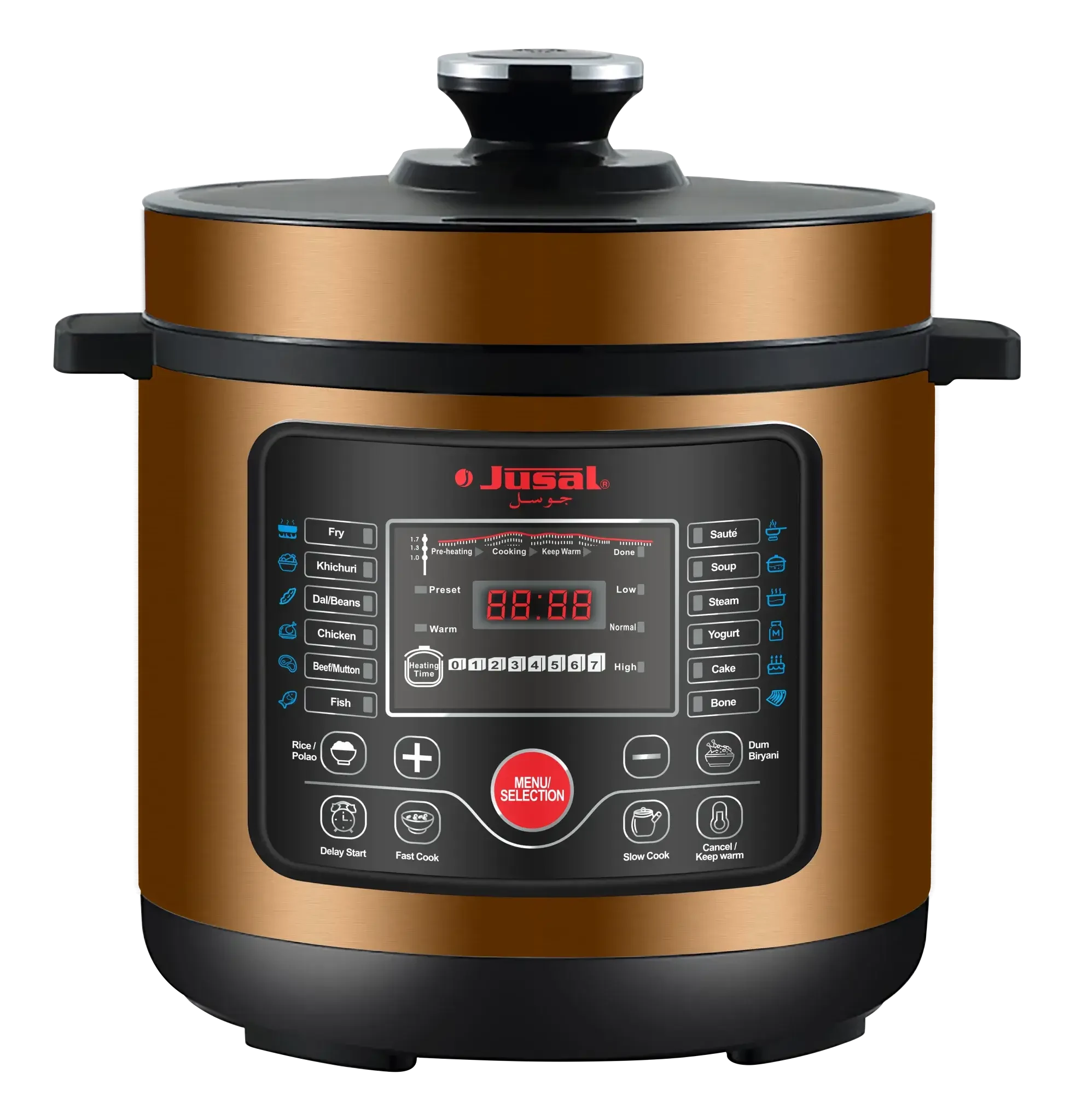 Jusal Electric Pressure Cooker Sjlpc06l 6l