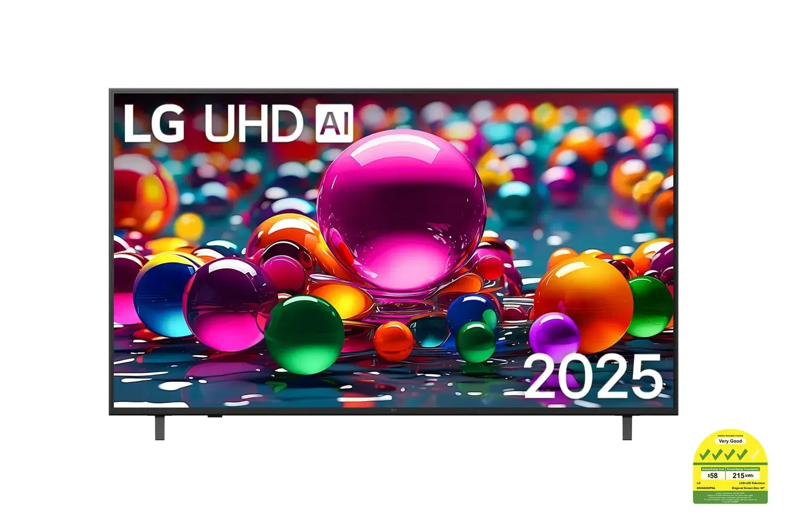 LG 65-inch UHD AI UA84 4K Smart TV (65UA8450PSA)