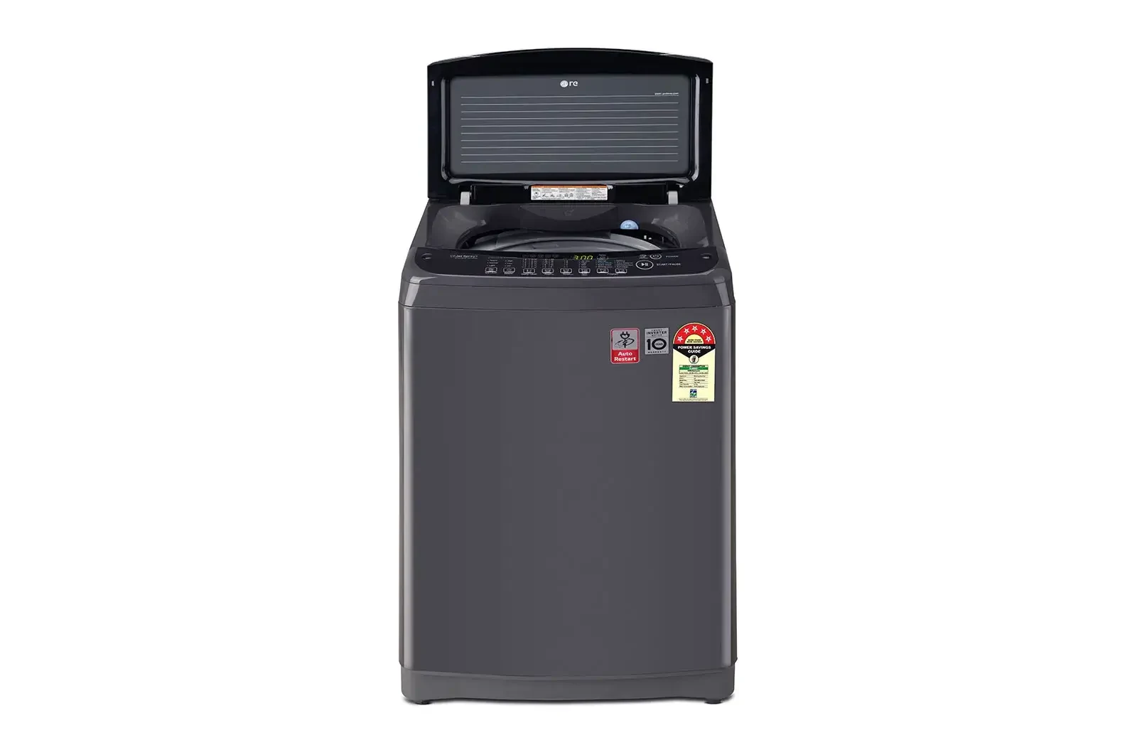 LG T2108VSAB 8 kg Smart Inverter top-load washer — product view 2