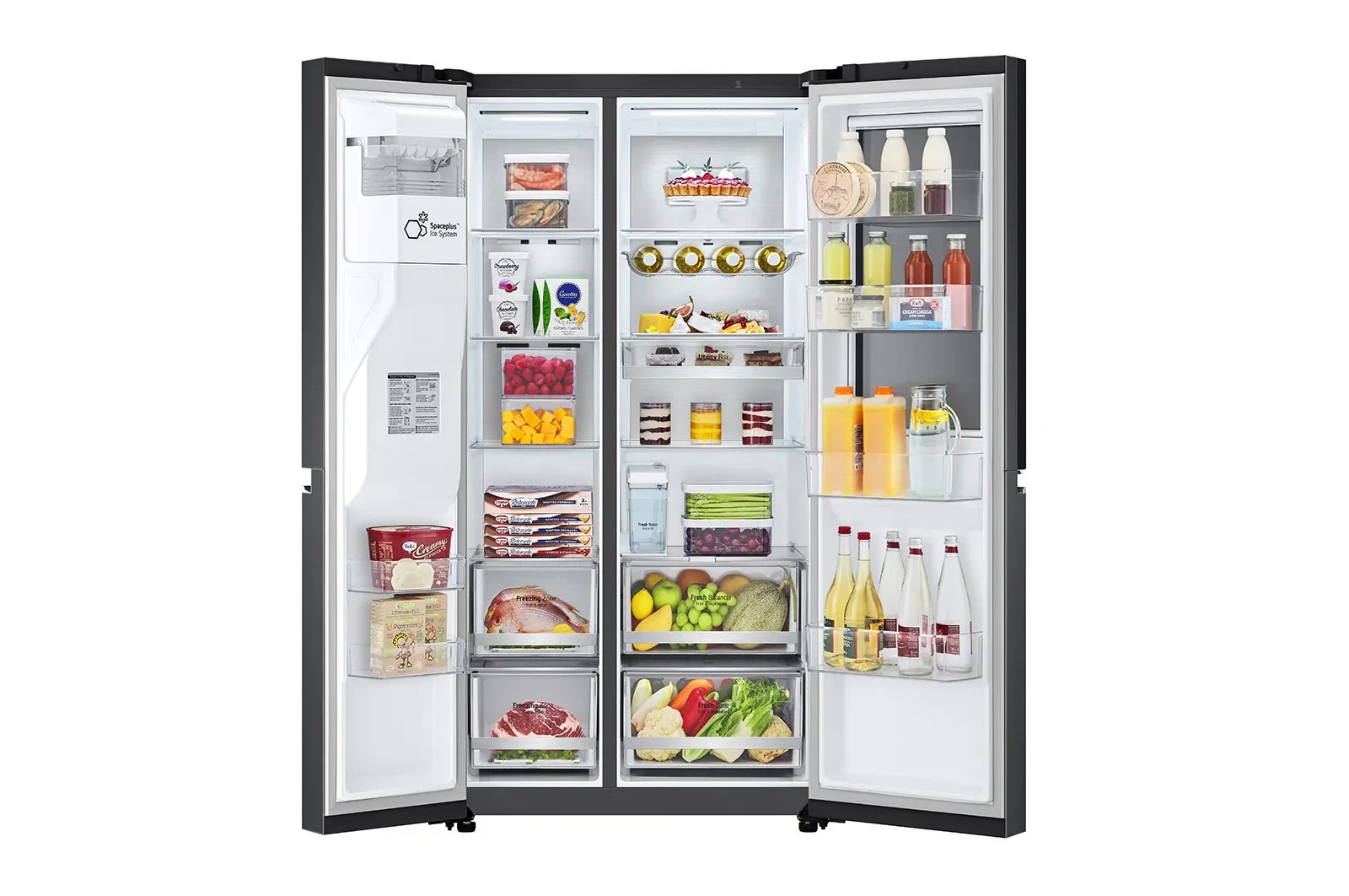 LG GS-X6354MC InstaView Door-in-Door side-by-side refrigerator — product view 2