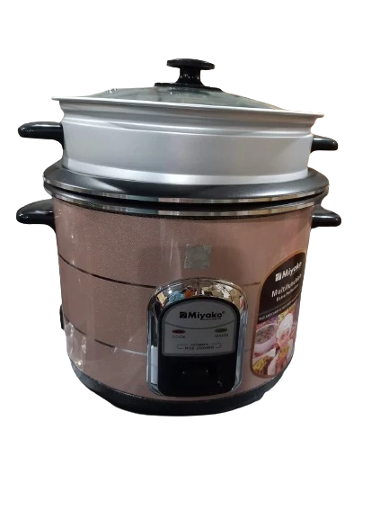 Miyako ASL-1180-KND-Red 1.8L Double-Pot Rice Cooker