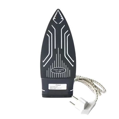 Ocean ODI2BLC blue dry iron soleplate and ceramic coating detail