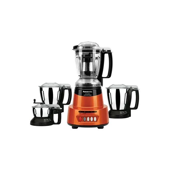 Panasonic MX-AV425 Sunstone Orange four-jar mixer grinder with juice extractor