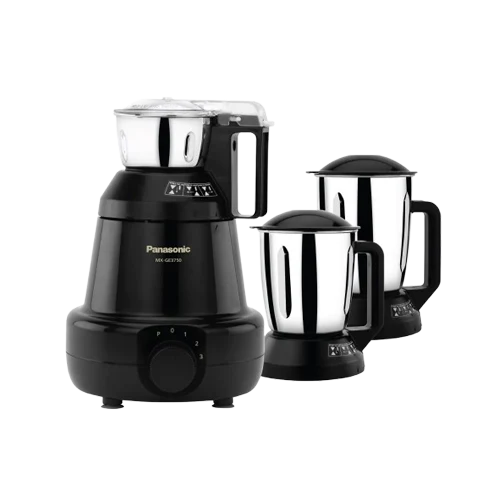 Panasonic MX-GE3750 Black 3-Jar Mixer Grinder