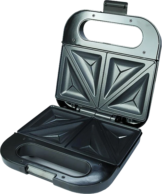 RedSwiss RSWM8121 sandwich maker, front and latch detail