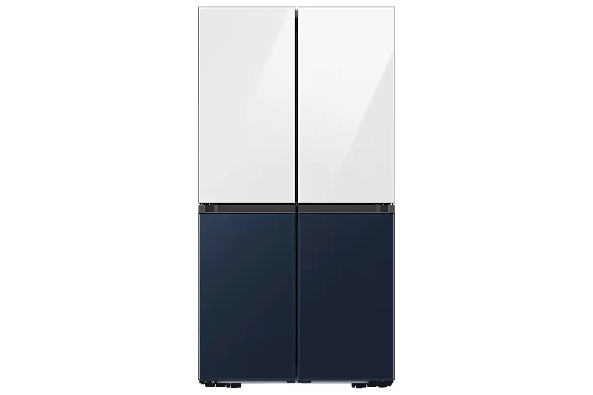 Samsung RF59CB0T08A/ME 649 L Bespoke AI French Door Refrigerator, Clean White + Clean Navy