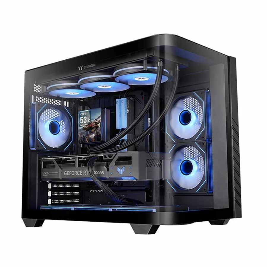 Thermaltake Vision 330 CR ARGB Mid Tower (Tempered Glass Panel) ATX Gaming Desktop Case