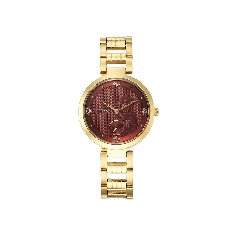 Titan 2480YM04 Tet Analog tainless steel Strap Men's Watch